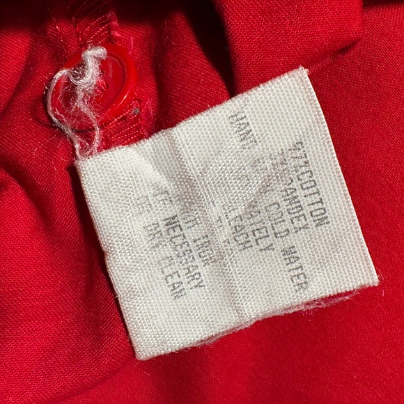 Rabbit Rabbit Rabbit Designs Red Jacket Dress with Button Front & 3/4 Sleeves - Picture 7 of 9